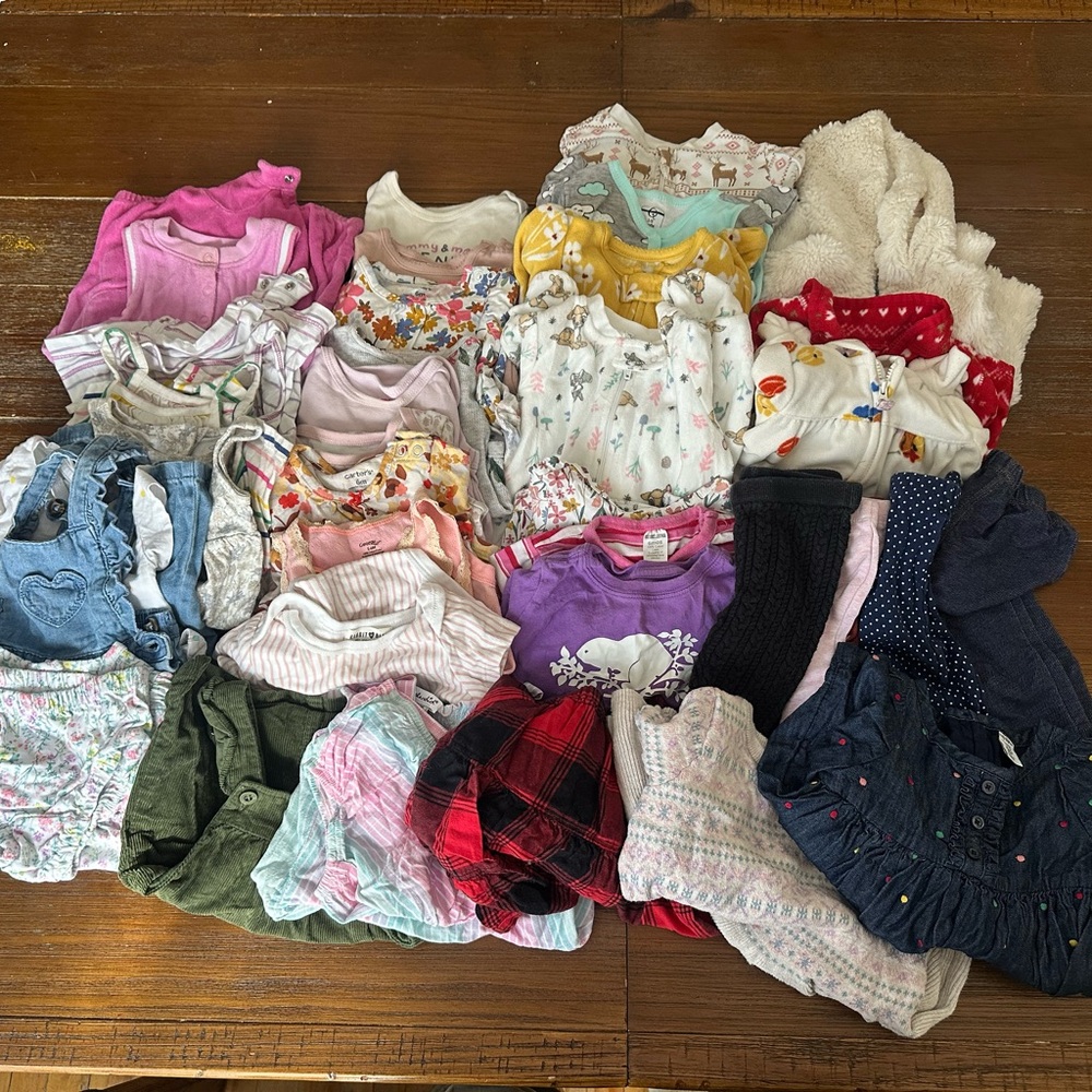 Baby Girl Clothes Lot - Sizes 3-6M
